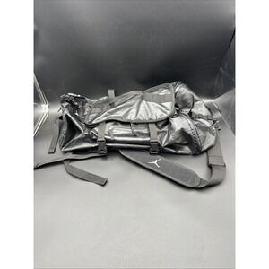 Jordan Black Gym Bag / Back Pack Zip Closure Adjustable Strap Unisex Adults